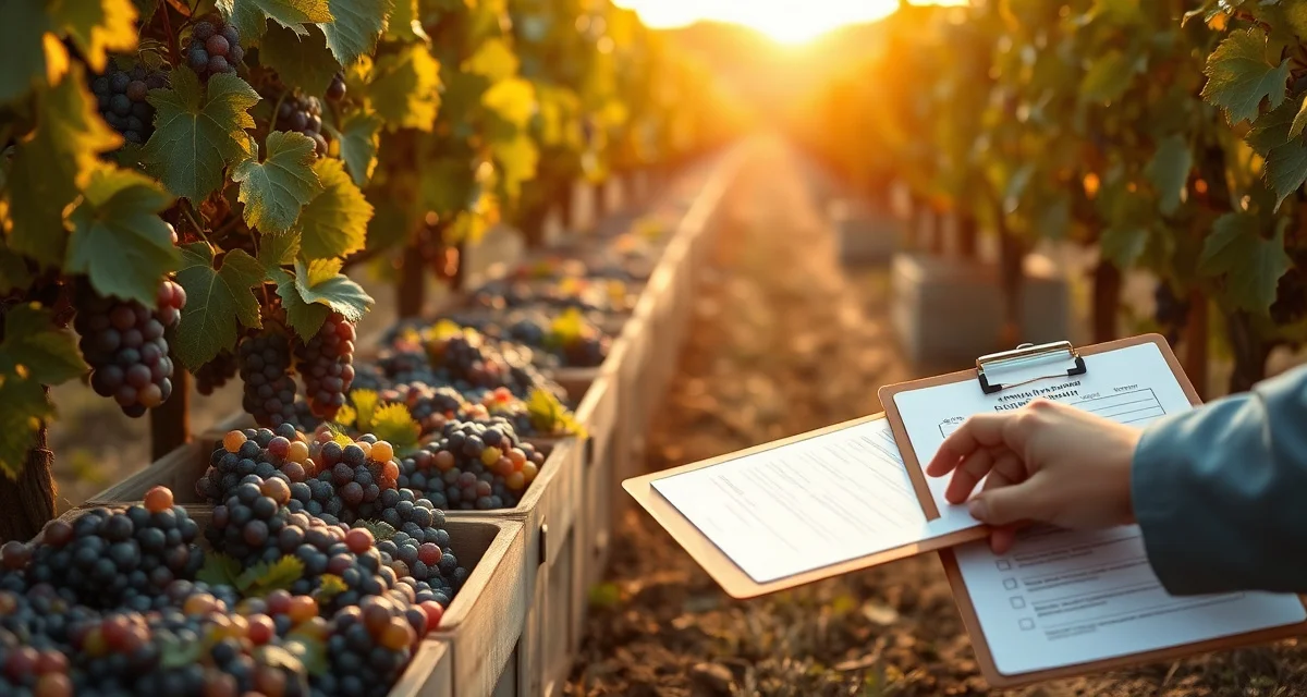 PHI compliance harvest clearance process Vineyard harvest block spray clearance documentation ensuring PHI compliance before fruit picking to prevent costly violations